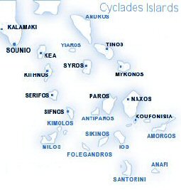 cyklades islands