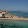 SKALA beach, village & harbour & METOPI islet in AGISTRI