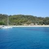 TSOUGRIA islet beach in SKIATHOS